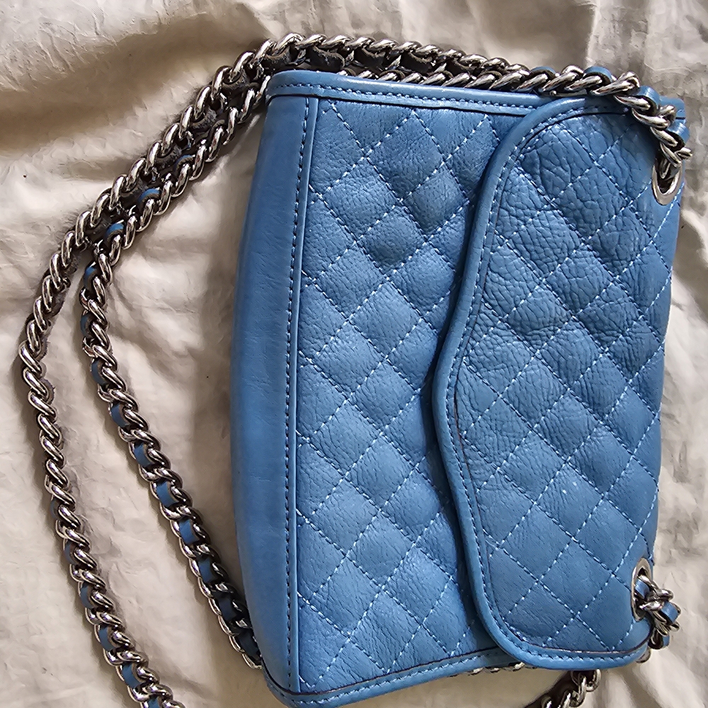 Rebecca Minkoff Blue Diamond Quilted Crossbody